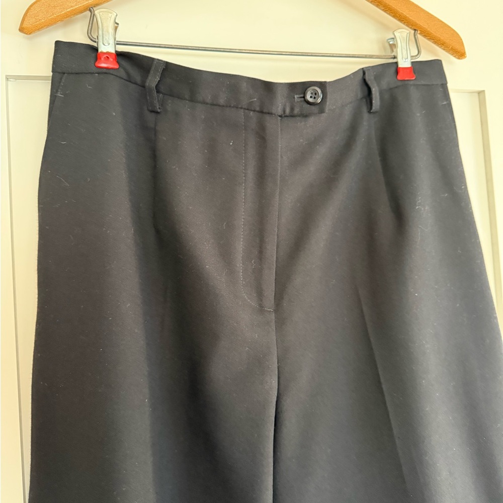 Pendleton Black Wool Pants Lined Classic Style Wo… - image 2